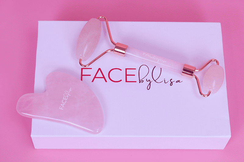 Rose Quartz Roller & Gua Sha Set