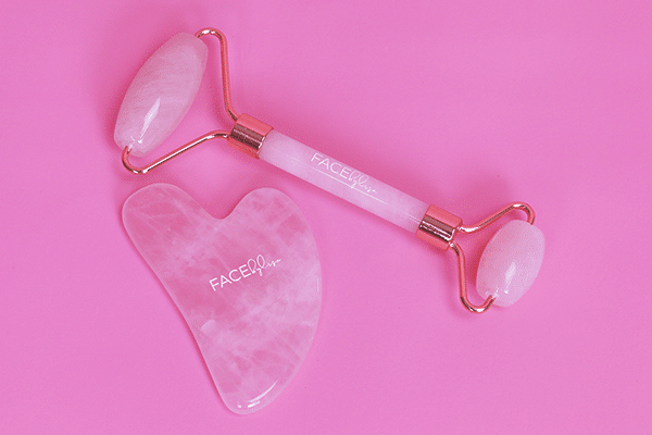 Rose Quartz Roller & Gua Sha Set